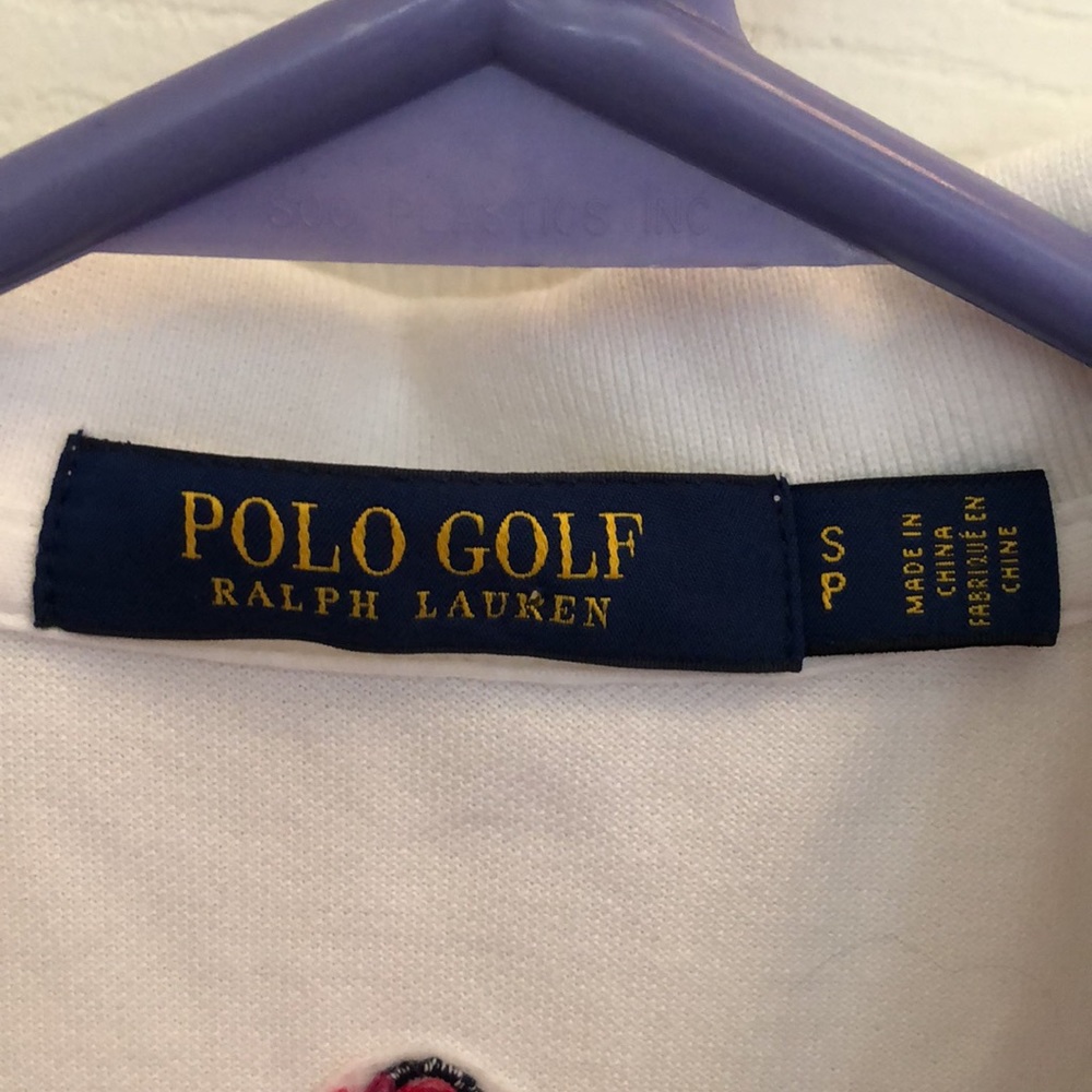 Polo Golf Ralph Lauren White Top Sz Small Petite - Picture 2 of 8